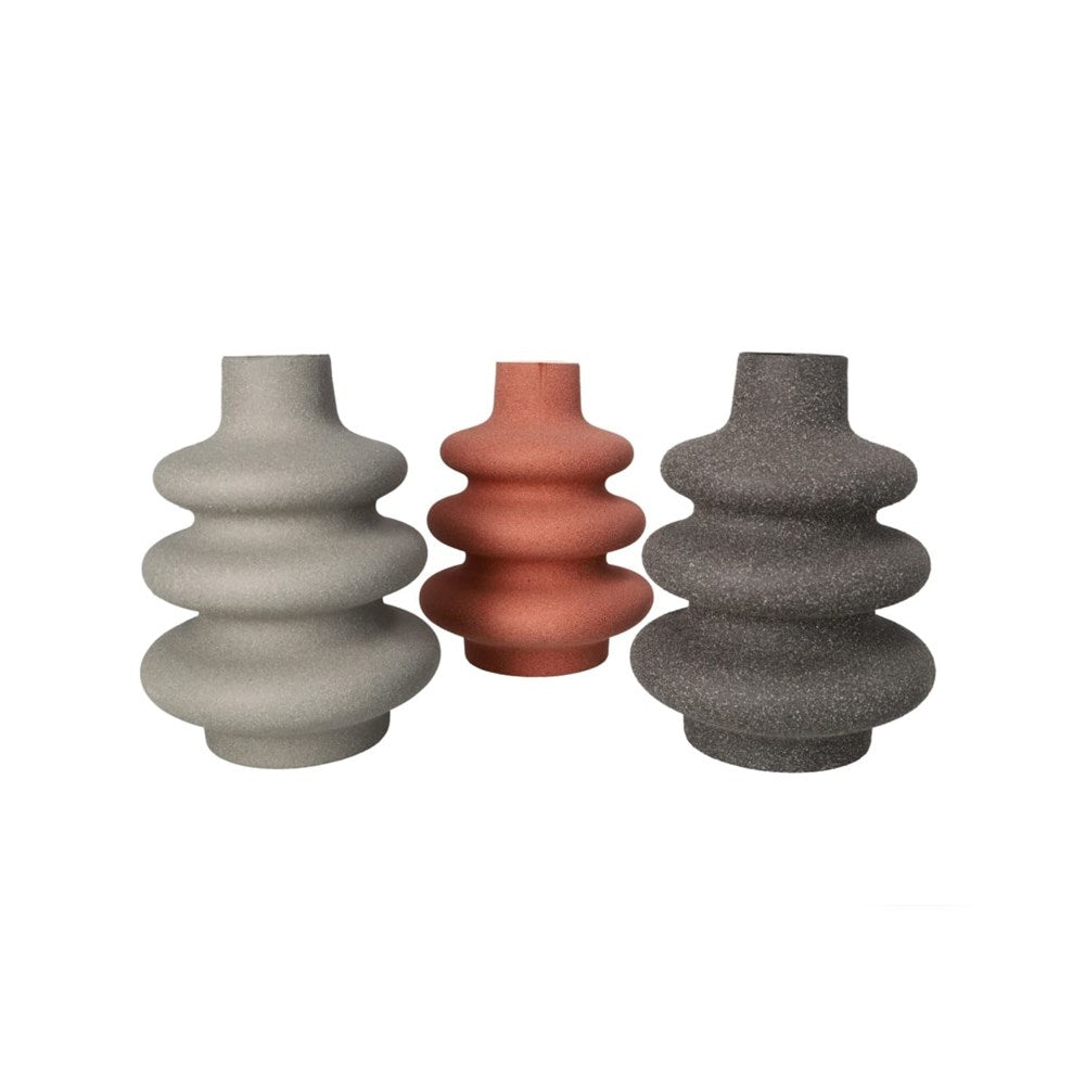 Ceramic Bubble Vase - Small, Grey | Full House Lebanon