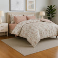 Cannon Floral Duvet Cover Set Double (4 Pcs) - Pink | Full House Lebanon