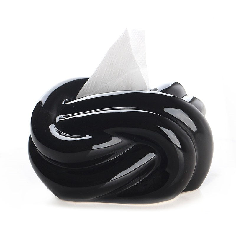 Modern Knot Design Tissue Box | Full House Lebanon