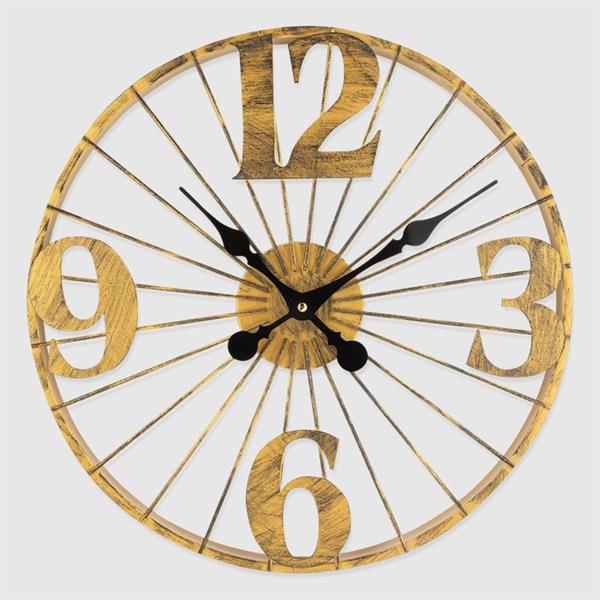 Metal Wall Clock - Large, Black | Full House Lebanon