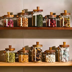 Glass Jar with Acacia Wood Lid & Spoon | Full House Lebanon