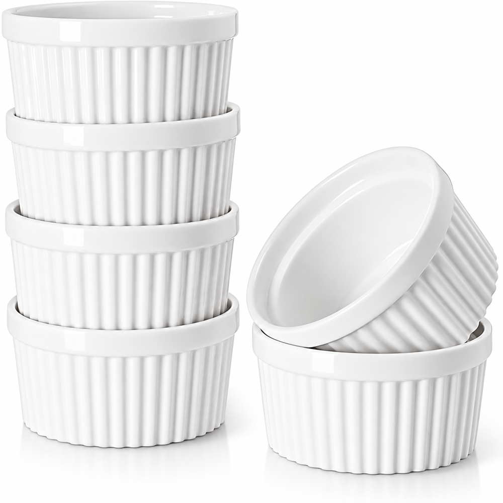White Porcelain Ramekin Bowl | Full House Lebanon