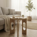 Wooden Round Side Table | Full House Lebanon