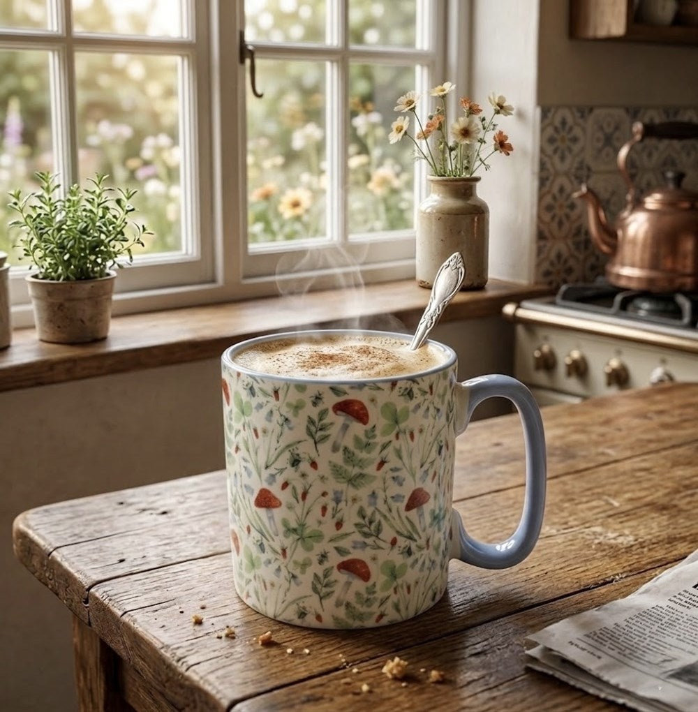 Floral Ceramic Mug
