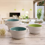 Porcelain Soup & Snack Bowl - Pistachio | Full House Lebanon