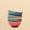 Vibrant Colorful Patterned Porcelain Bowl Set (6 Pcs) | Full House Lebanon