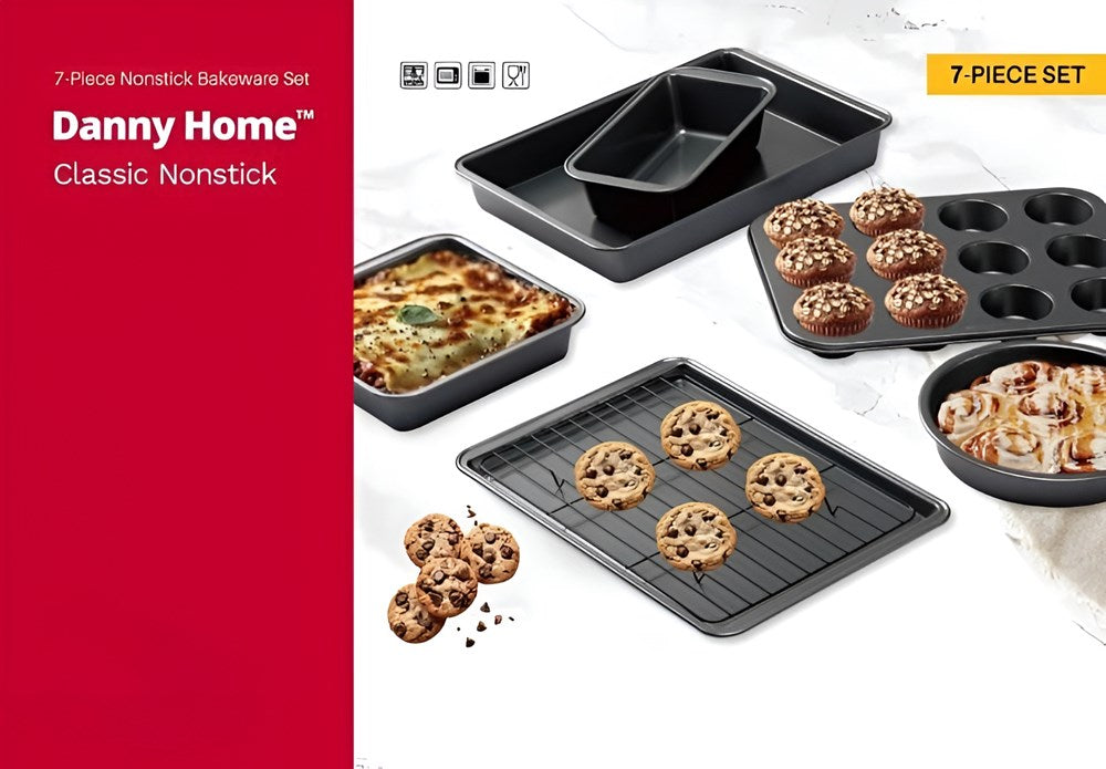 Non-stick Baking Tray Set (7 Pcs) | Full House Lebanon