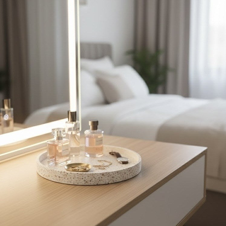Round Terrazzo Tray