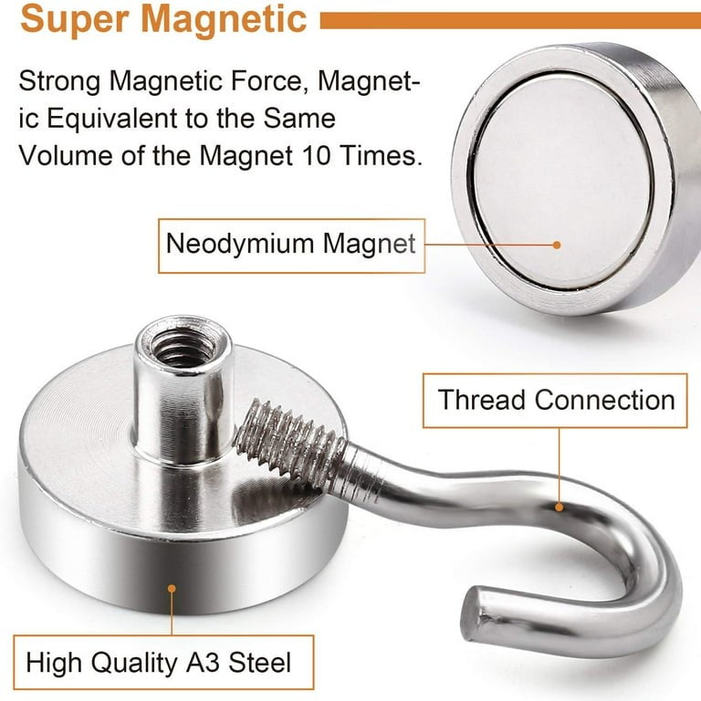 Heavy Duty Magnet Hook Set (2 Pcs) | Full House Lebanon