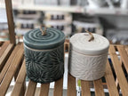 Set of 2 ceramic storage jars | Full House Lebanon