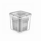 Airtight Olive Storage Container with a Strainer