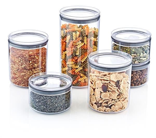 Round Acrylic Food Containers | Full House Lebanon