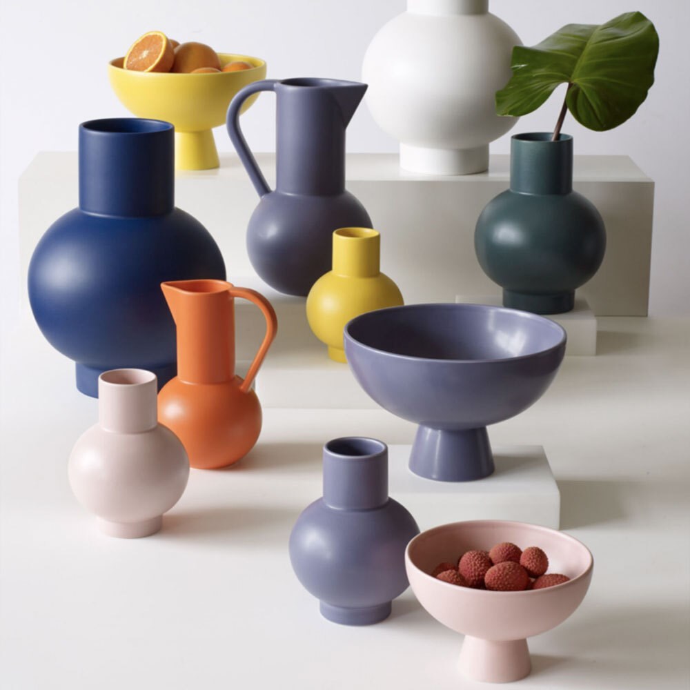 Colorful Porcelain Vase - Small, Green | Full House Lebanon