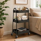 3-Tier Metal Rolling Cart | Full House Lebanon