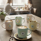 Evil Eye Porcelain Coffee Mug | Full House Lebanon