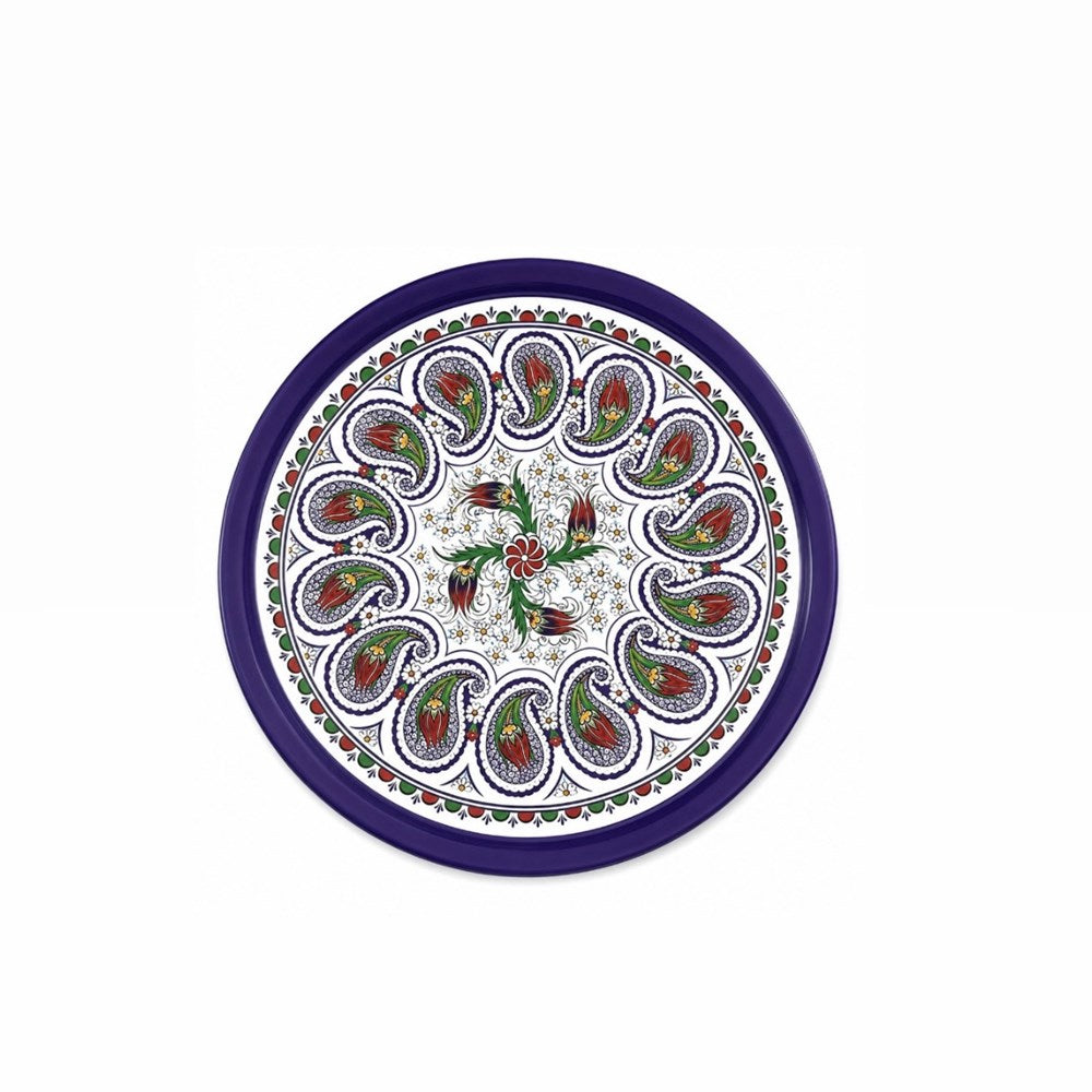 Round Metal Printed Tray