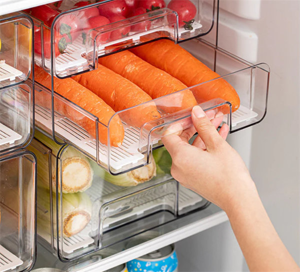 Acrylic Drawer Fridge Organizer - 2 LAYERS | Full House Lebanon
