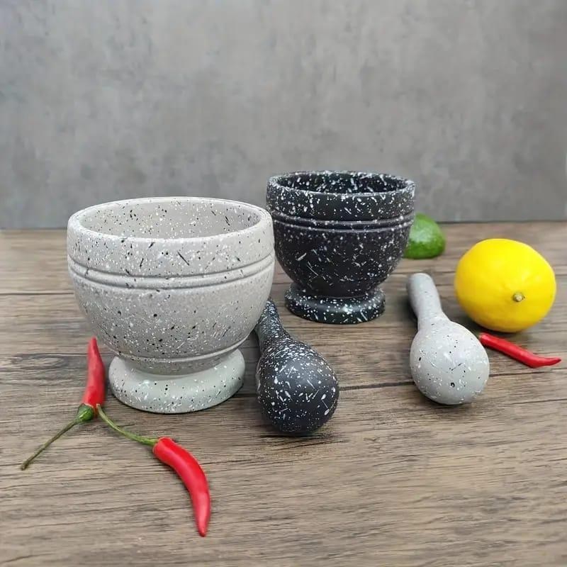 Mortar & Pestle Set - Dark Grey | Full House Lebanon