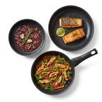 Click & Cook  Aluminum Fry Pan Set