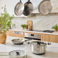 Tefal Stainless Steel Cookware Set – 2 Pots & 1 Frypan | Full House Lebanon