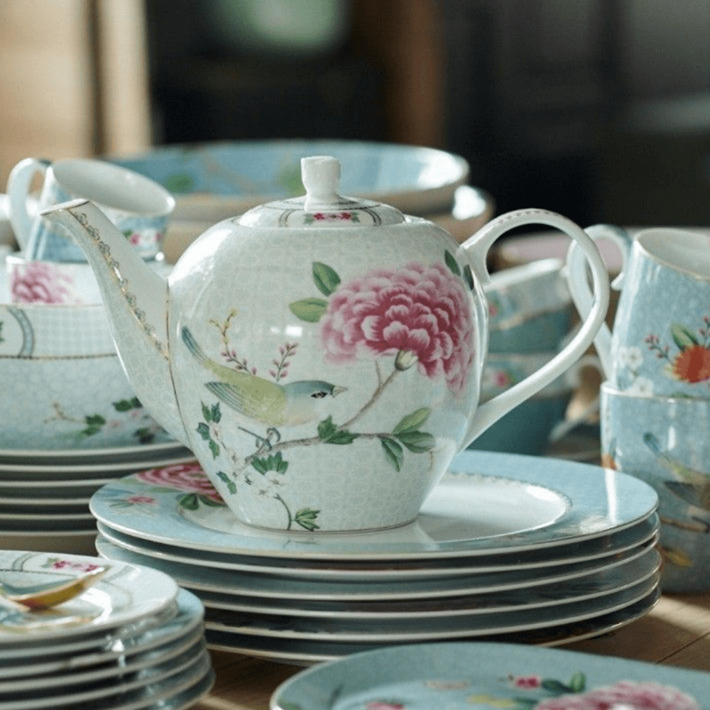 Pip Studio Blushing Birds Teapot White - Small | Full House Lebanon