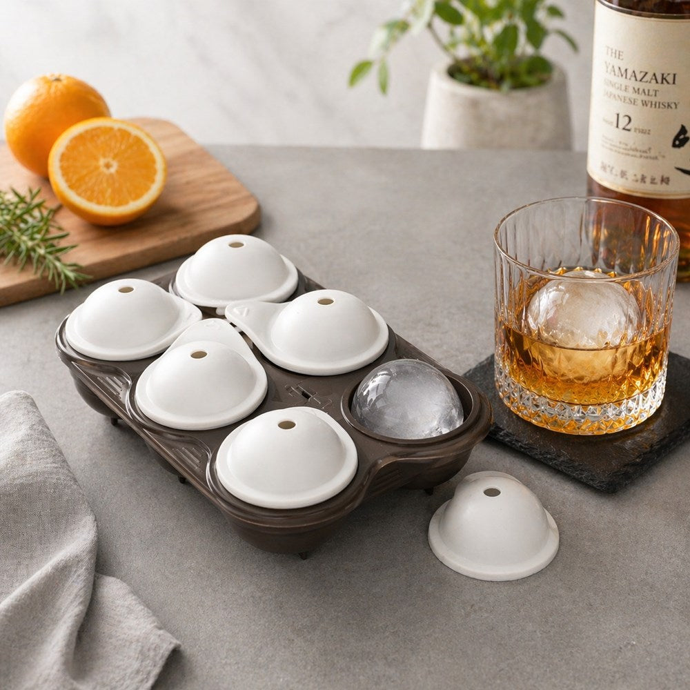 Ice Ball Mold with Silicone Lid