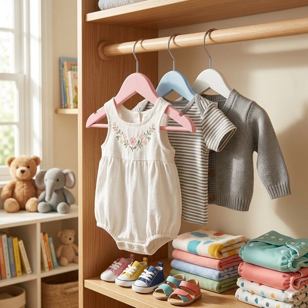 Multi-Colored Wooden Kids Hanger Set (3 Pcs) | Full House Lebanon