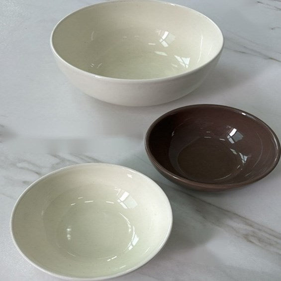 Porcelain Bowls - Small, Off White | Full House Lebanon