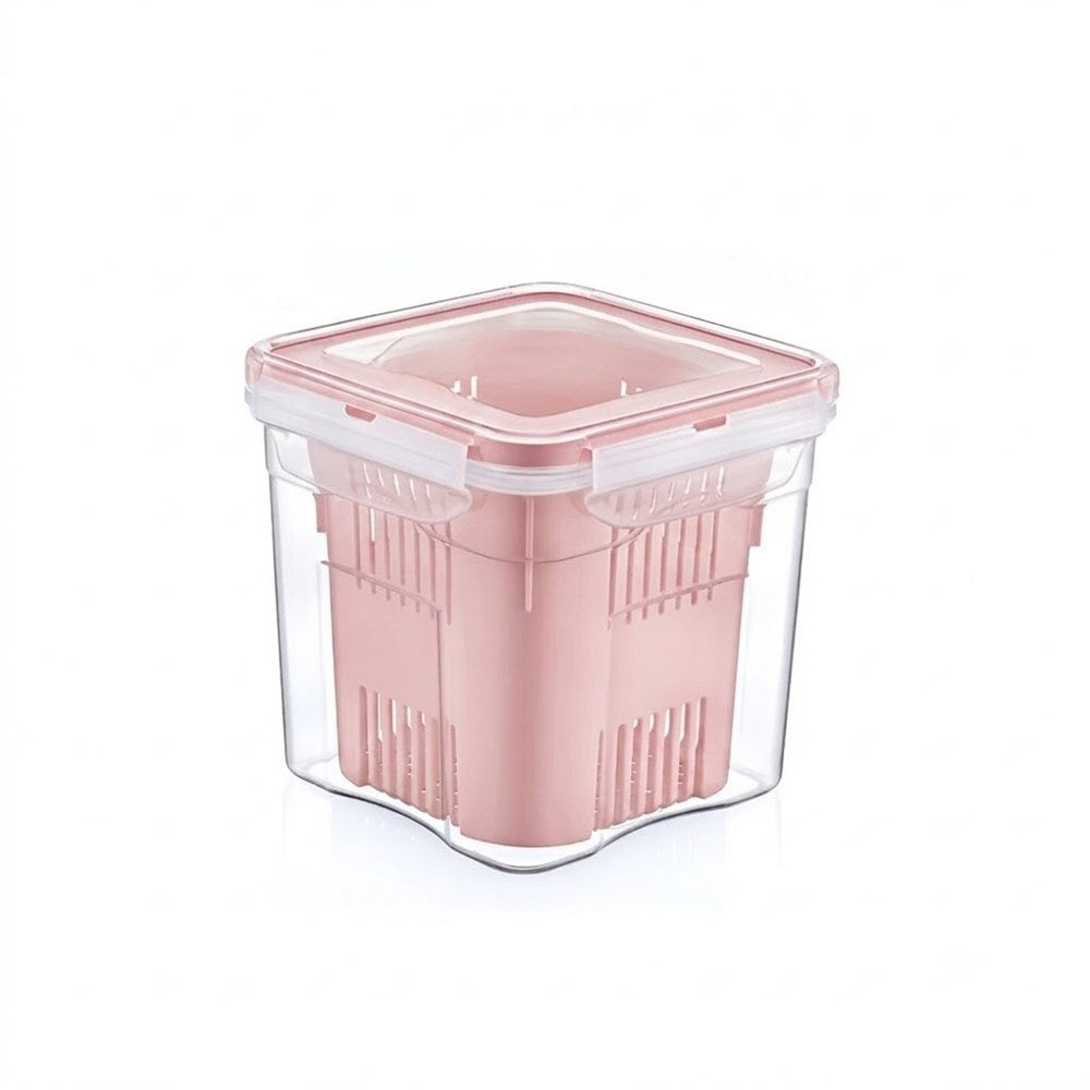 Airtight Olive Storage Container with a Strainer