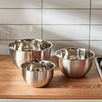 Stainless Steel Mixing Bowl with Airtight Lid - 17 cm | Full House Lebanon