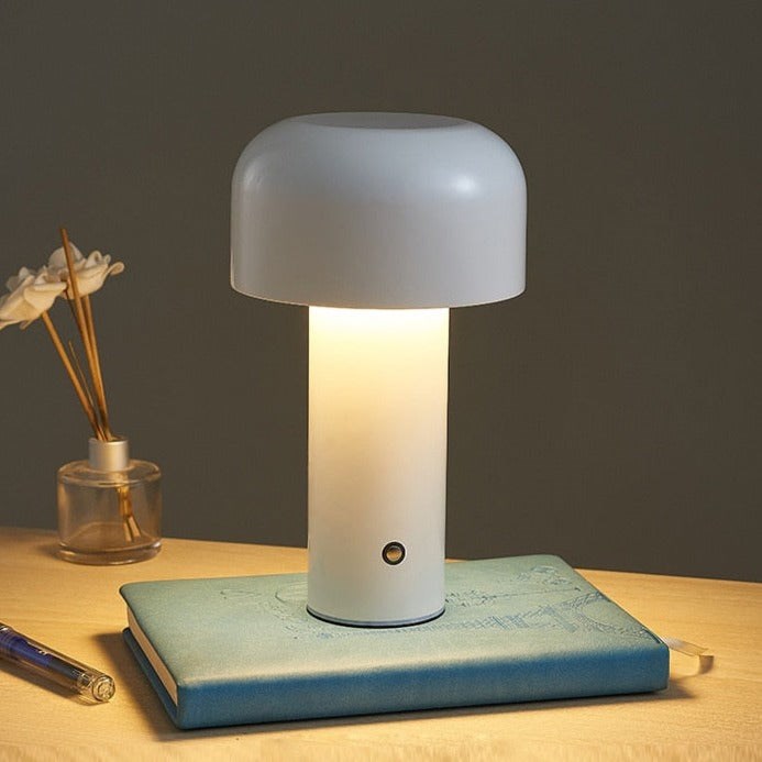 Mushroom Shaped Table Lamp - Light Blue | Full House Lebanon