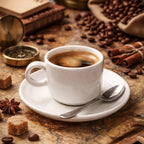 Tea / Coffee White Porcelain Cup with Saucer (Half a Dozen )