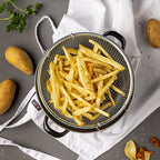 Non -stick Deep Fryer With Glass Lid | Full House Lebanon