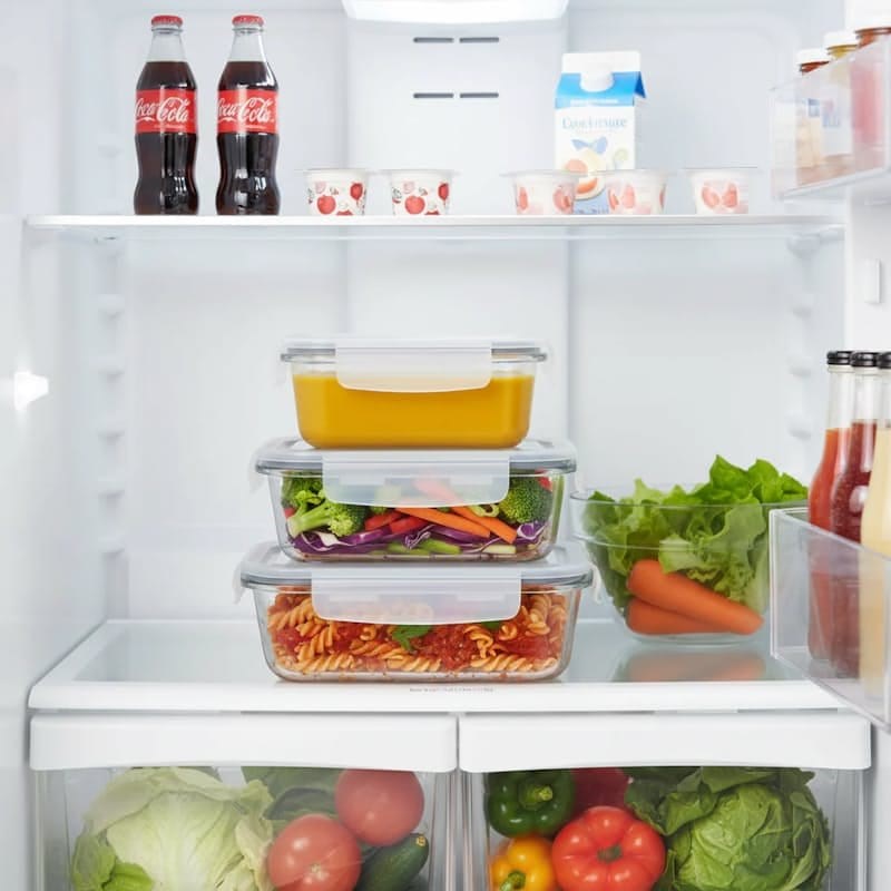 Dosthoff 3-Piece Borosilicate Glass Food Container Set | Full House Lebanon