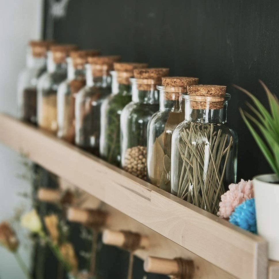Glass Jar with Cork Cap | Full House Lebanon