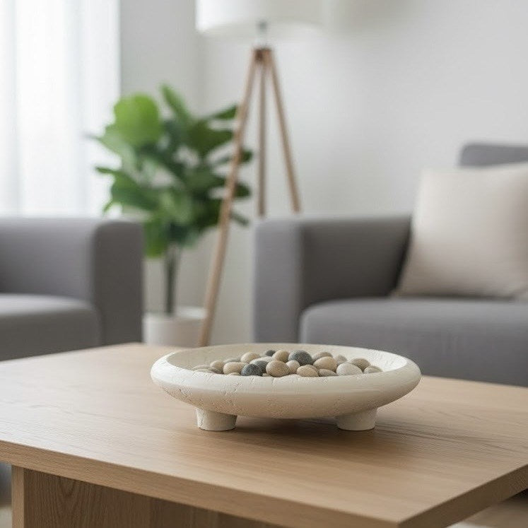 Stone Pedestal Bowl | Full House Lebanon
