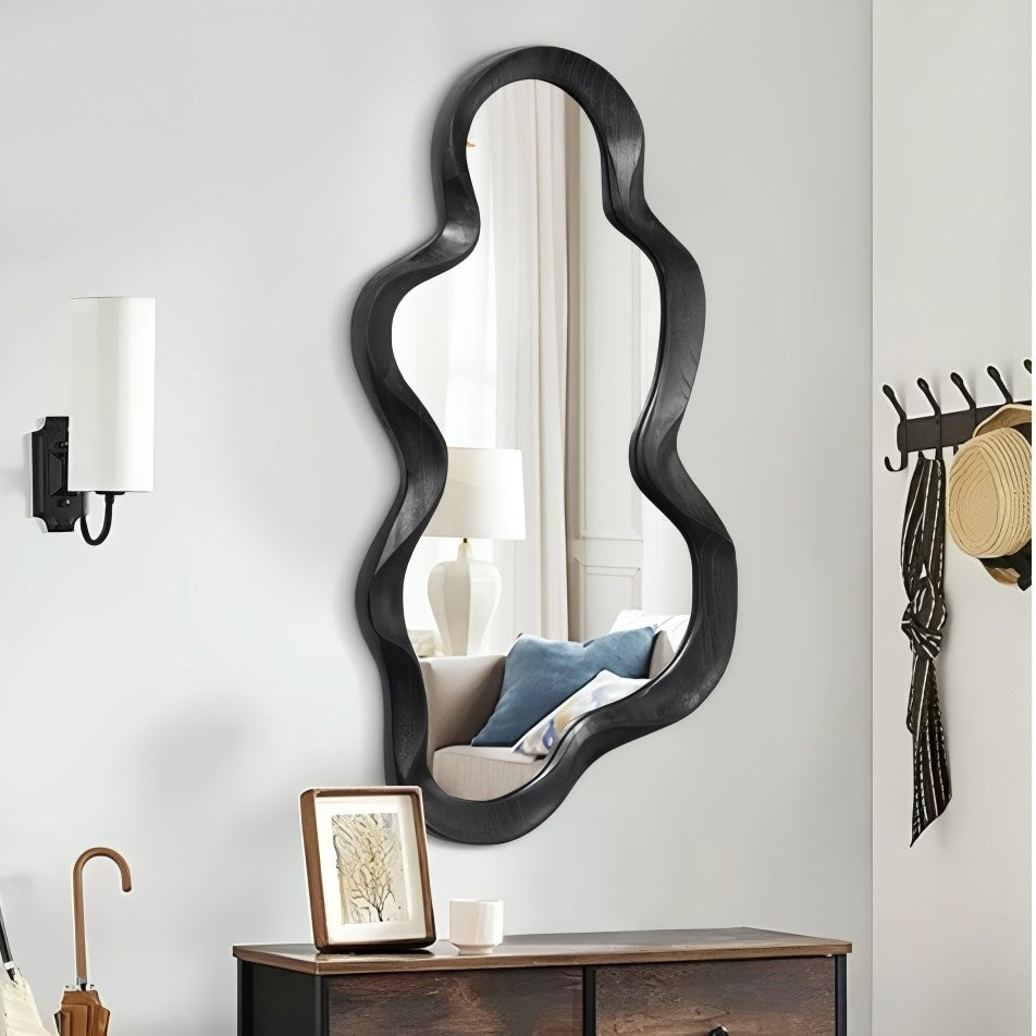 Irregular Cloud Wall Mirror - Large, White | Full House Lebanon