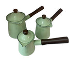Enamel Coffee Pots - Medium, Light Grey | Full House Lebanon