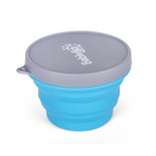 Collapsible Silicone Bowl - Medium, Blue | Full House Lebanon