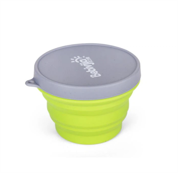 Collapsible Silicone Bowl - Large, Blue | Full House Lebanon