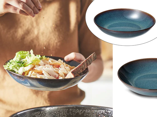Dosthoff Marble Ocean Blue Dinnerware | Full House Lebanon