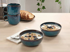 Dosthoff Marble Ocean Blue Dinnerware - Deep Plate | Full House Lebanon