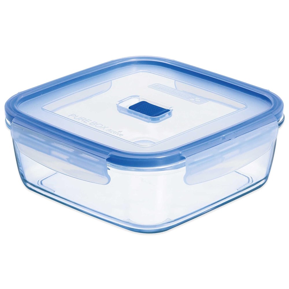 Luminarc Pure Box Active Square Food Container Set (3 Pcs) | Full House Lebanon
