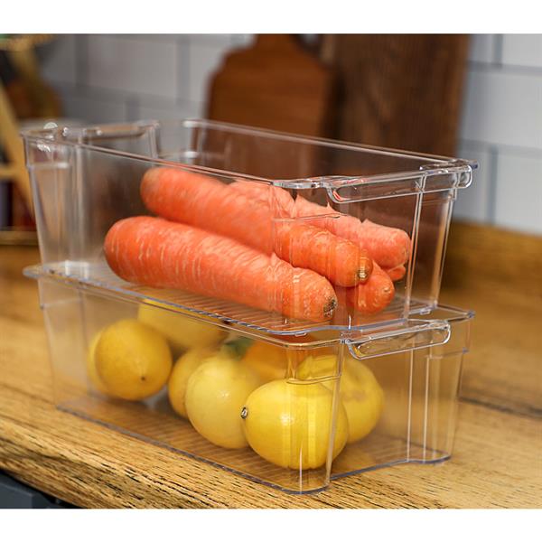 Acrylic Stackable Fridge Organizers - Large | Full House Lebanon