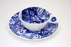 Floral Patterned Dessert Plate & Bowl - Dessert Plate | Full House Lebanon
