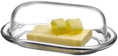 Pasabahce Glass Butter Dish | Full House Lebanon
