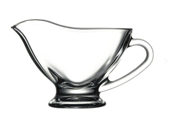 Pasabahce Glass Sauce Boat - Medium | Full House Lebanon
