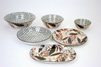 Black & Peach Dinnerware - Oval Plate | Full House Lebanon