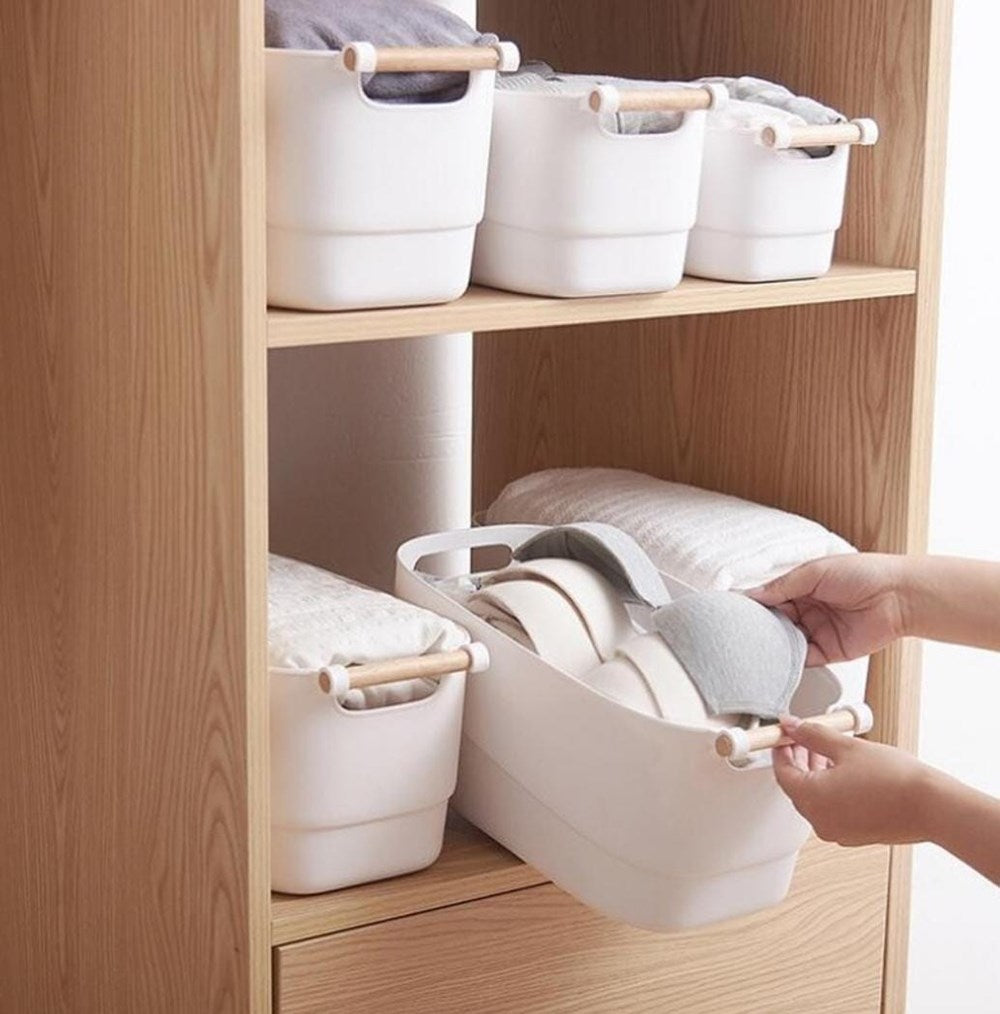 Multi-Purpose Basket Organizer - Medium, White | Full House Lebanon