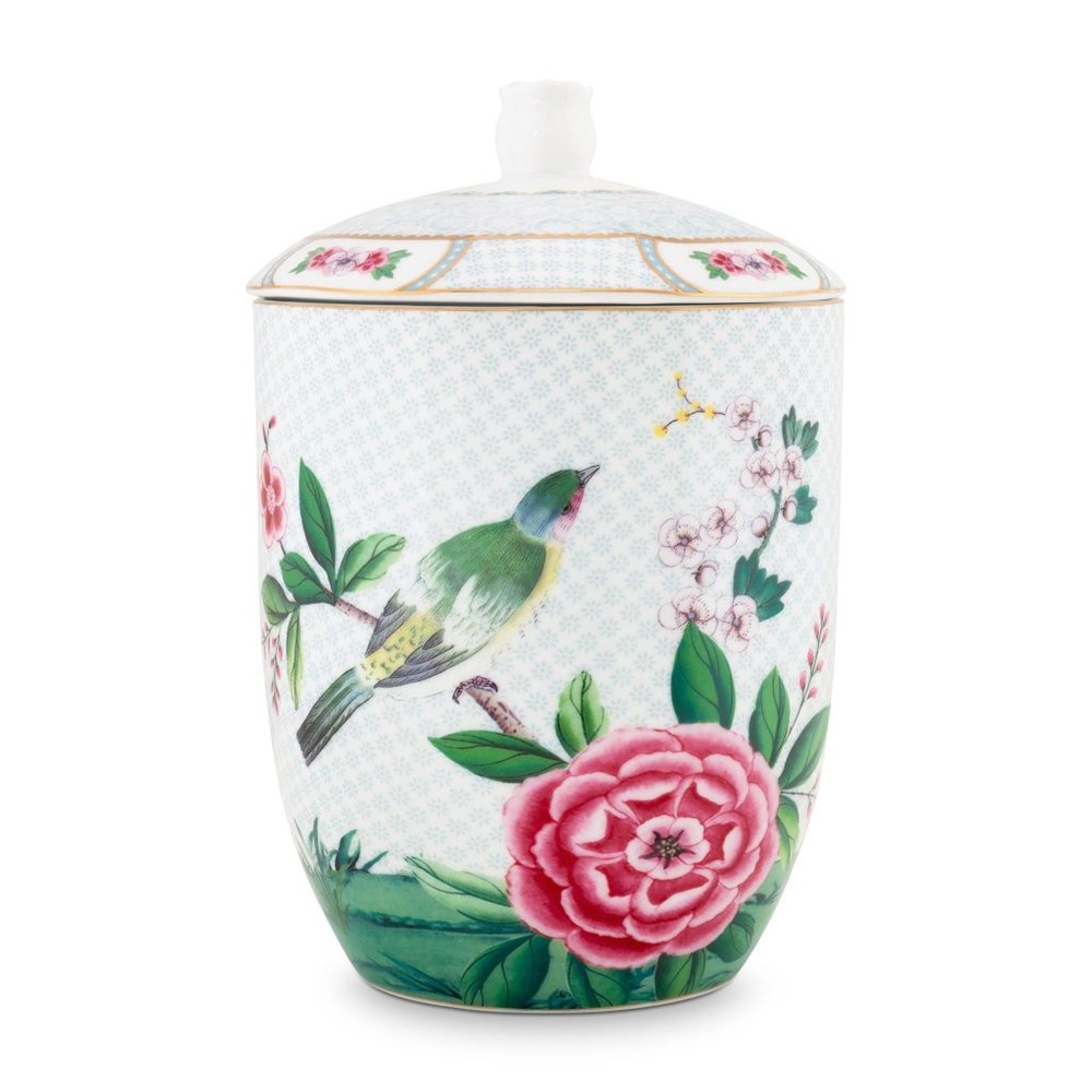 Pip Studio Blushing Birds Storage Jar White | Full House Lebanon